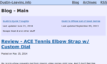 Blog index of the new Dustin-Leavins.info (2014)