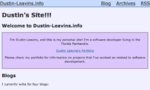 Index of the new Dustin-Leavins.info (2014)
