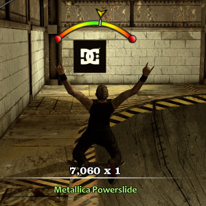 James Hetfield during an odd move in THPS HD